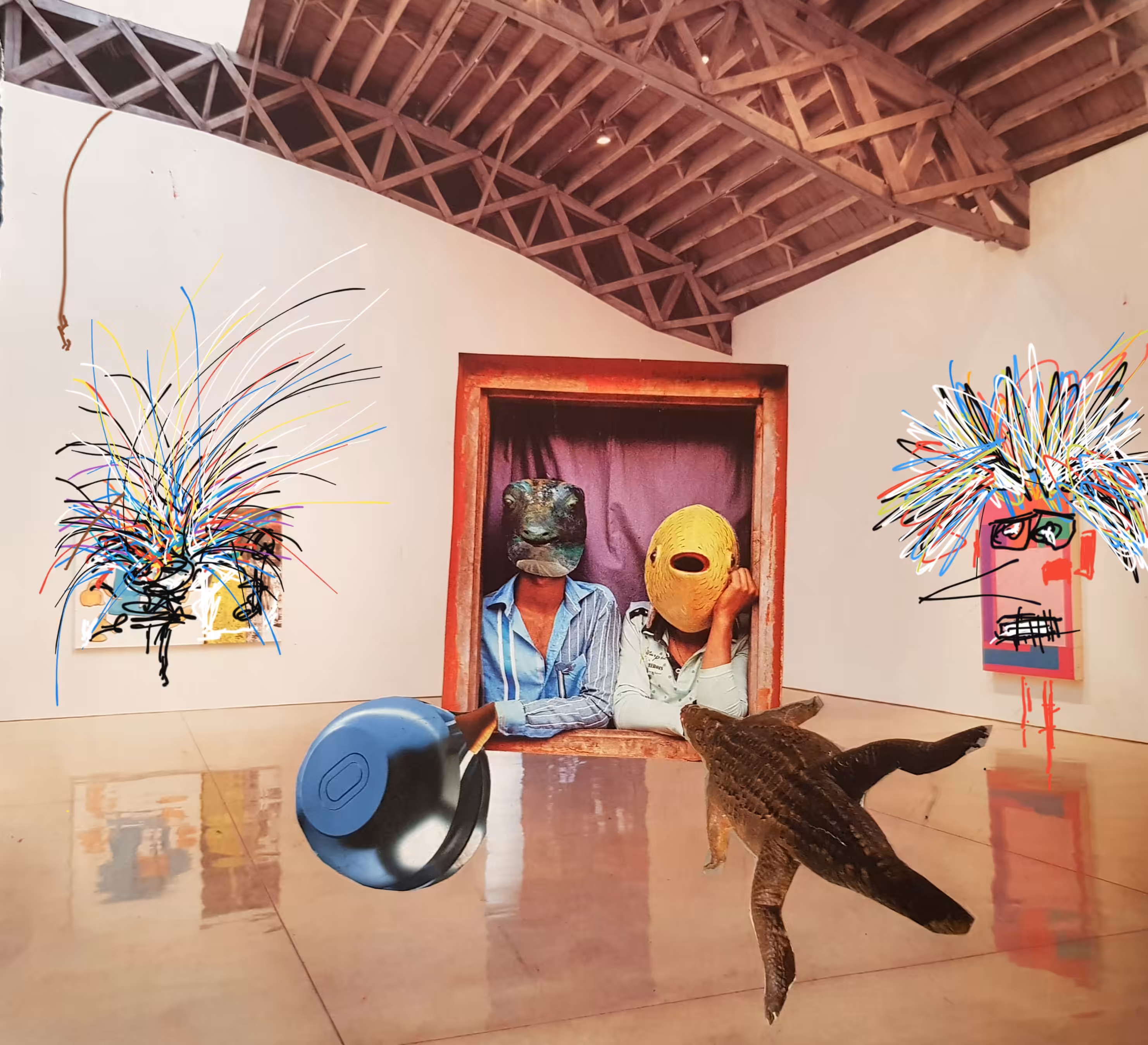 Basqy at the exhibition