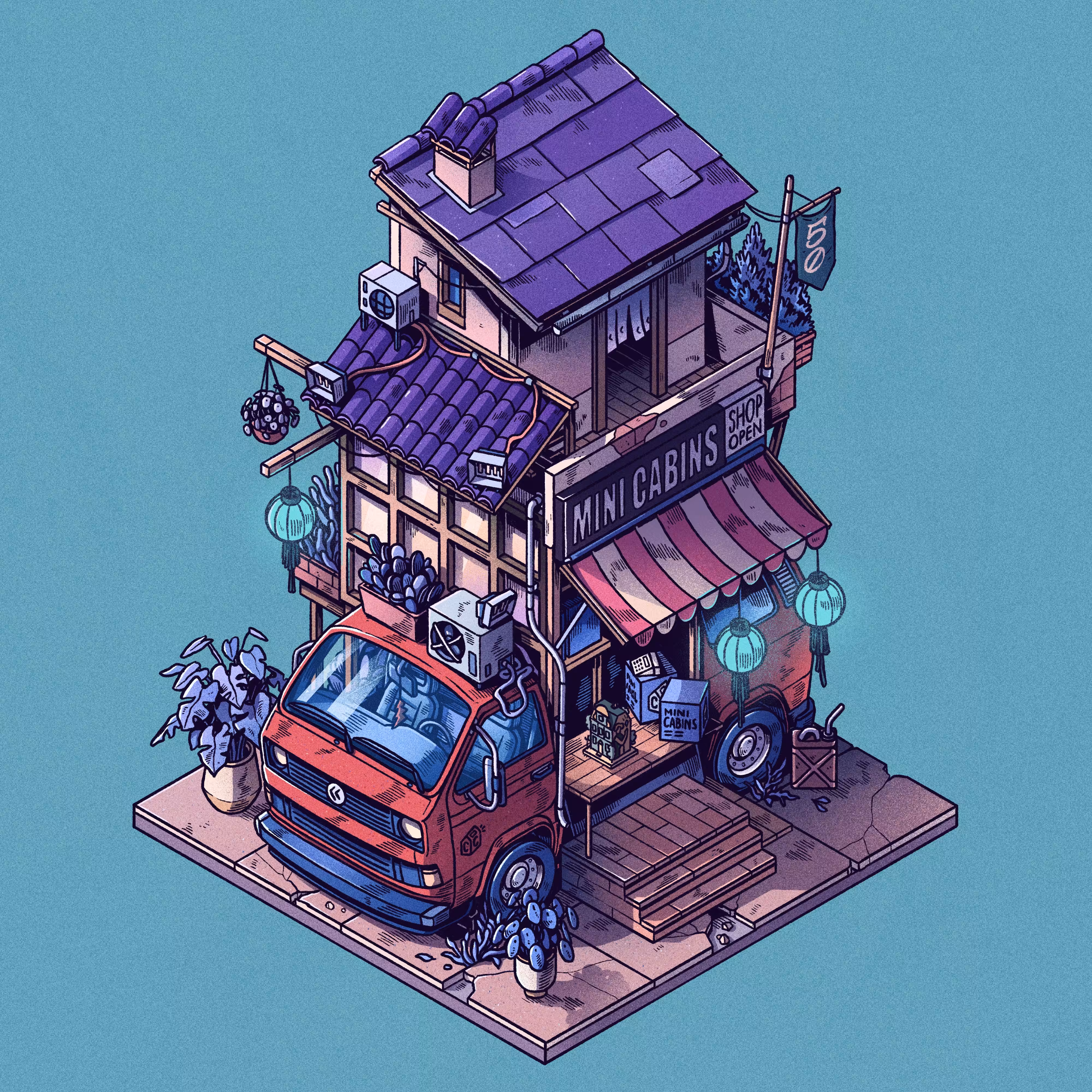 Curious Cabins #50: Caravan #92