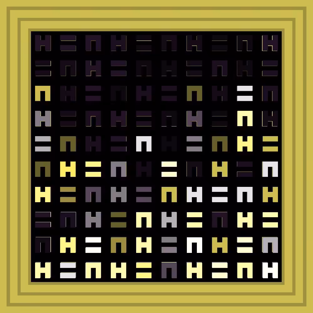 art is what you can get away with :: Procedural Symbols (H=N) #503/1000