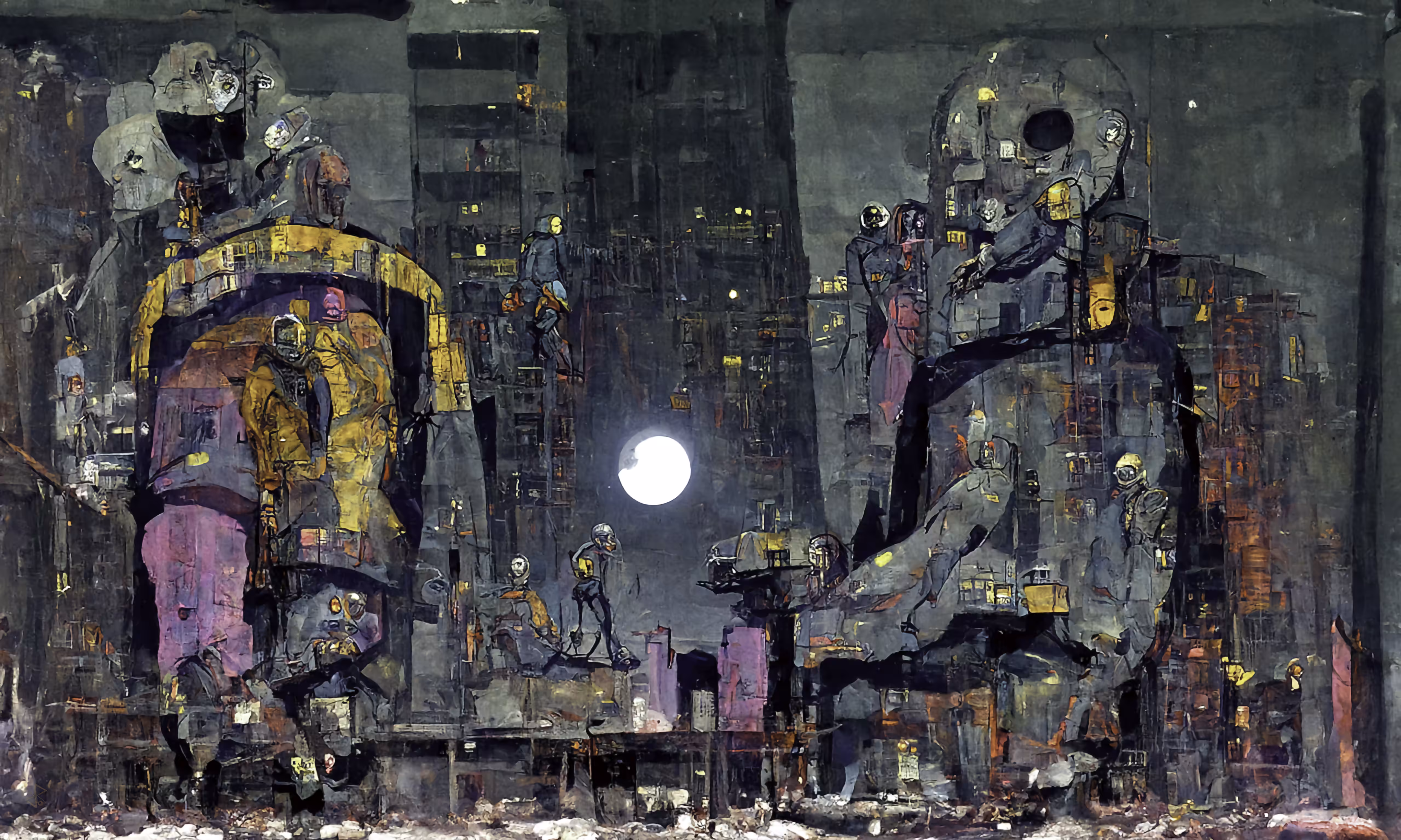 Rebuilt by night (I am the City X)