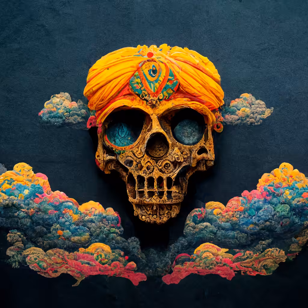Skull #12 India - Celebrate 75 years of independence