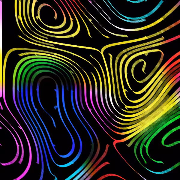 Drawing with ribbons #5