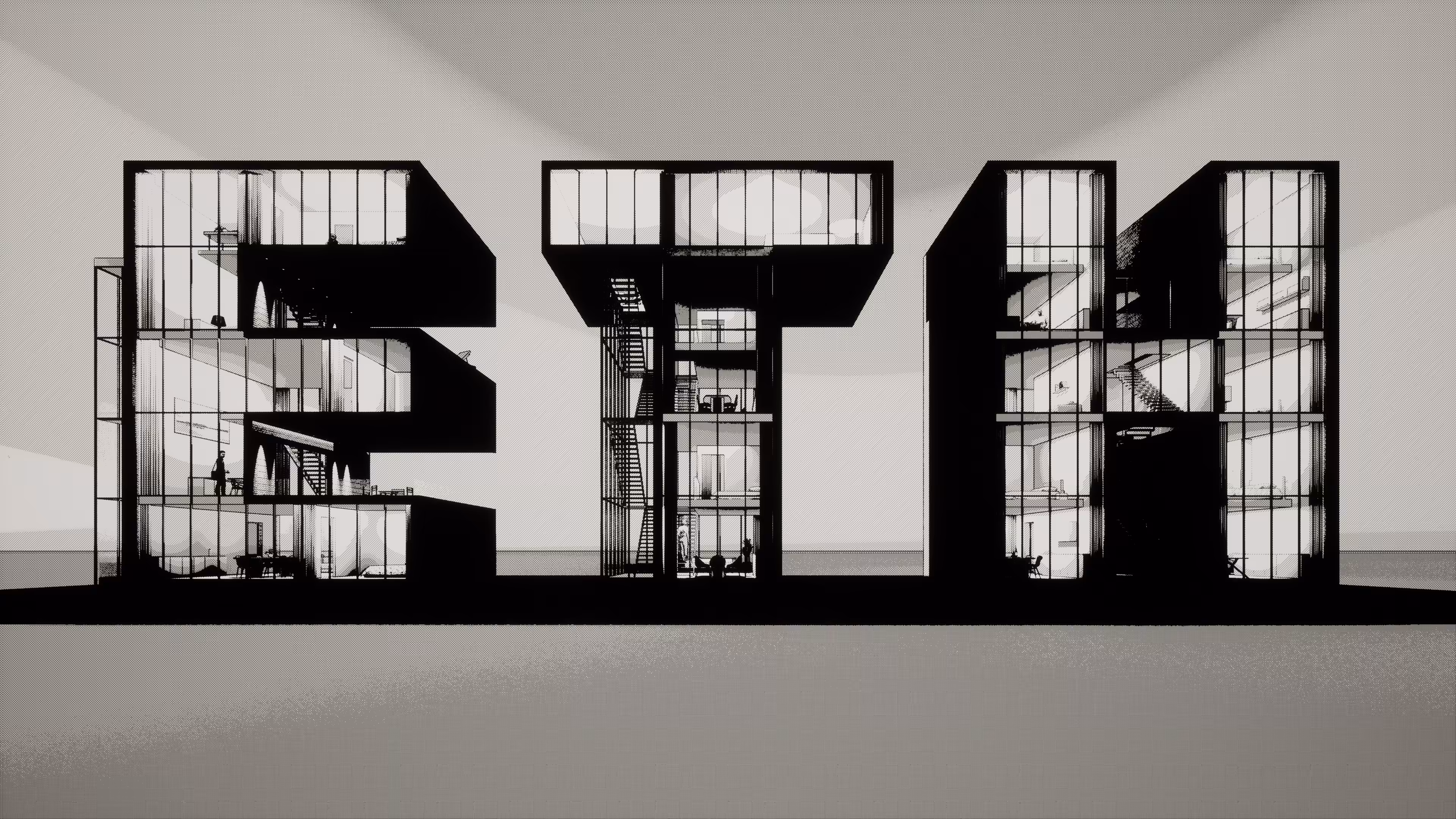 ETH Housing #4 B@W