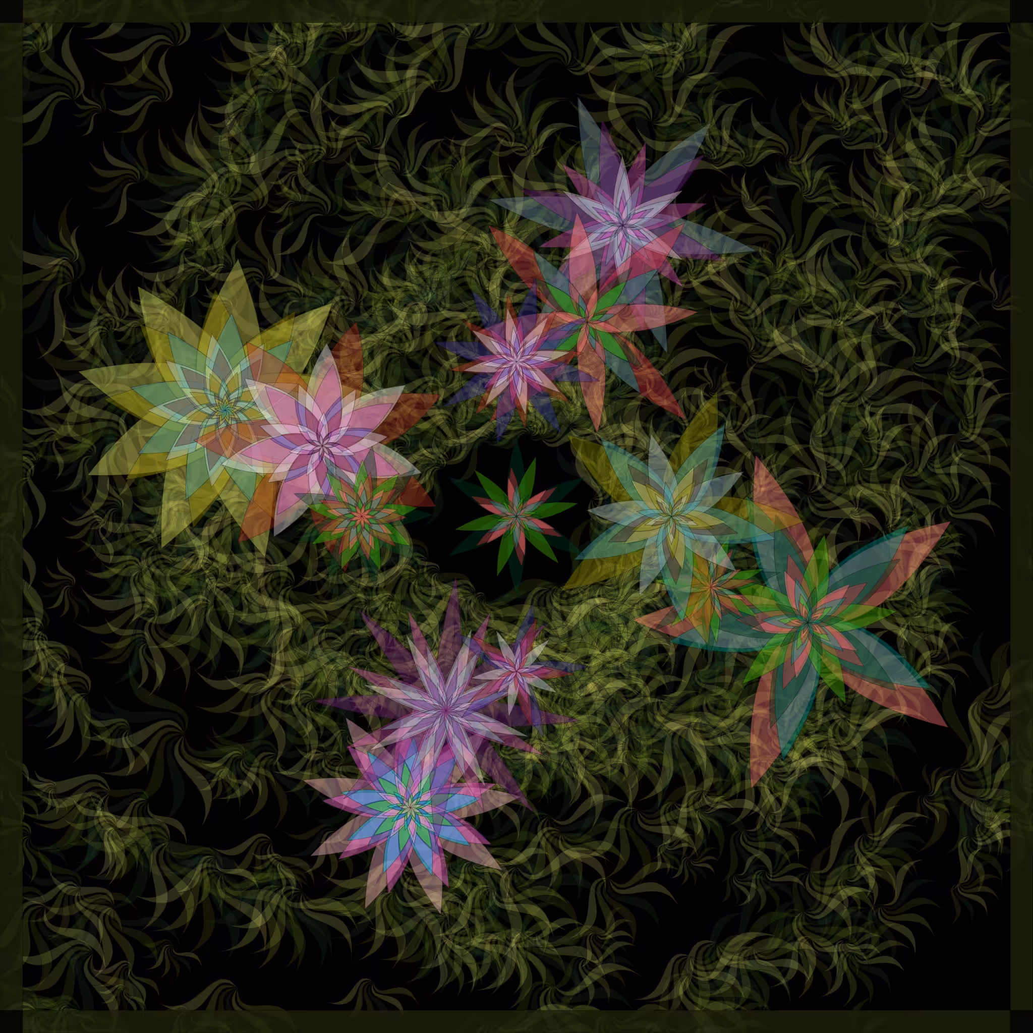 Bezier Garden #64