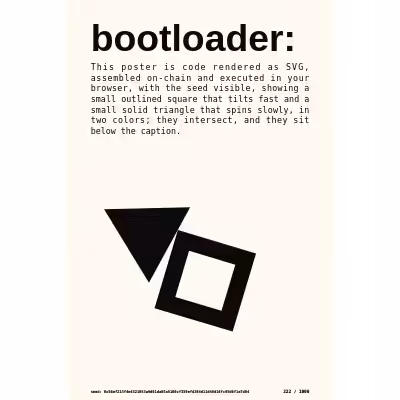 bootloader: selfie #222