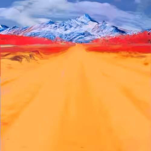 Generated Glitch Landscape #254