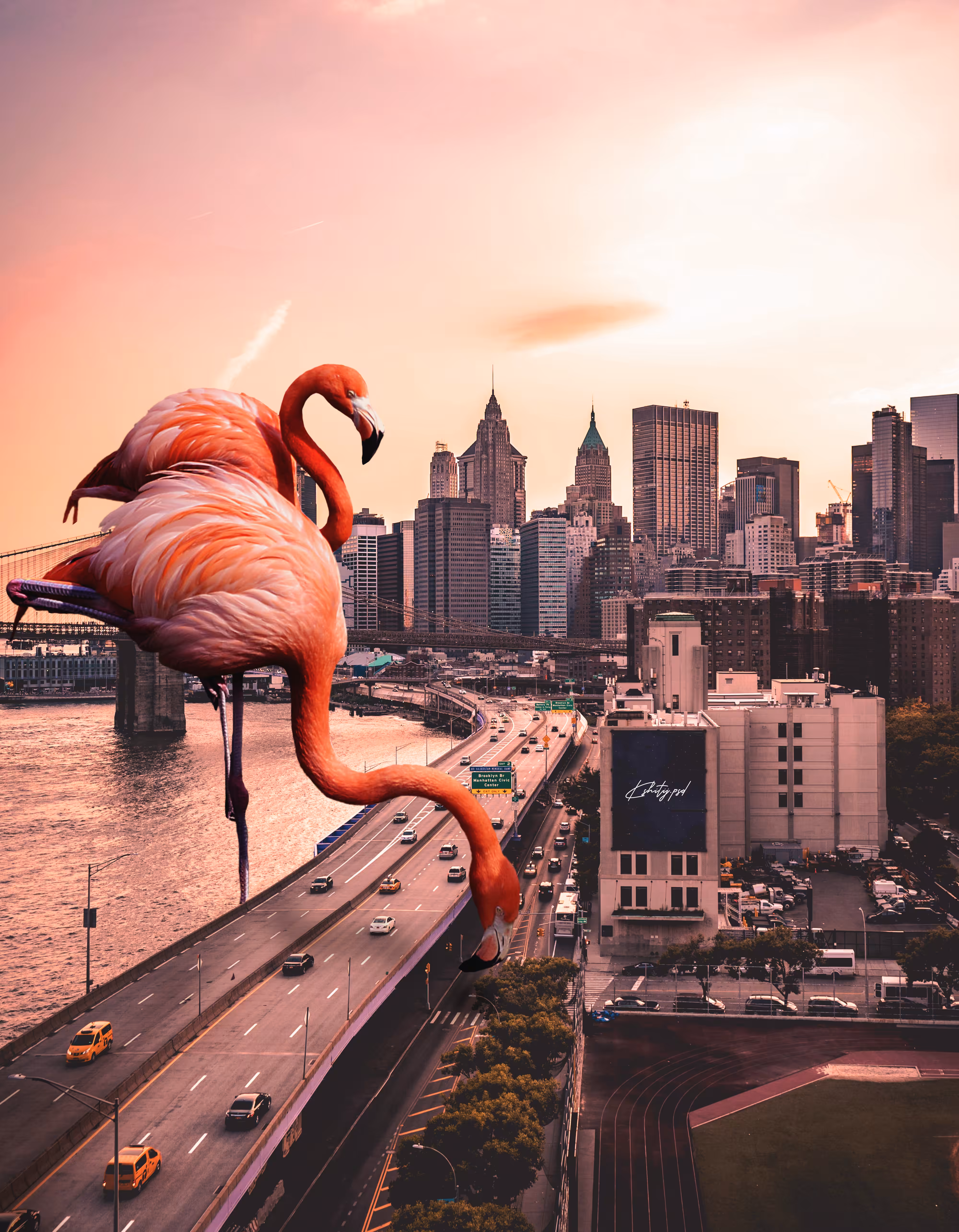 Flamingo: The one-legged bird