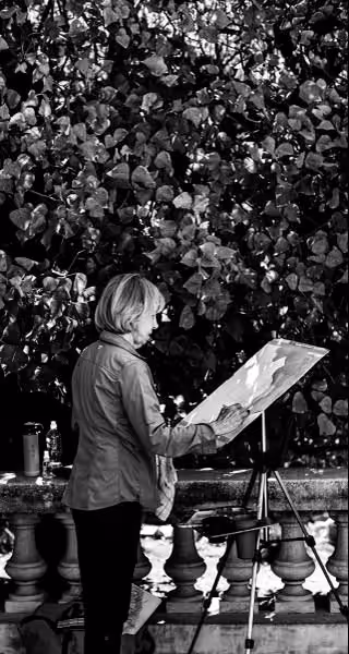 Evening on the Easel