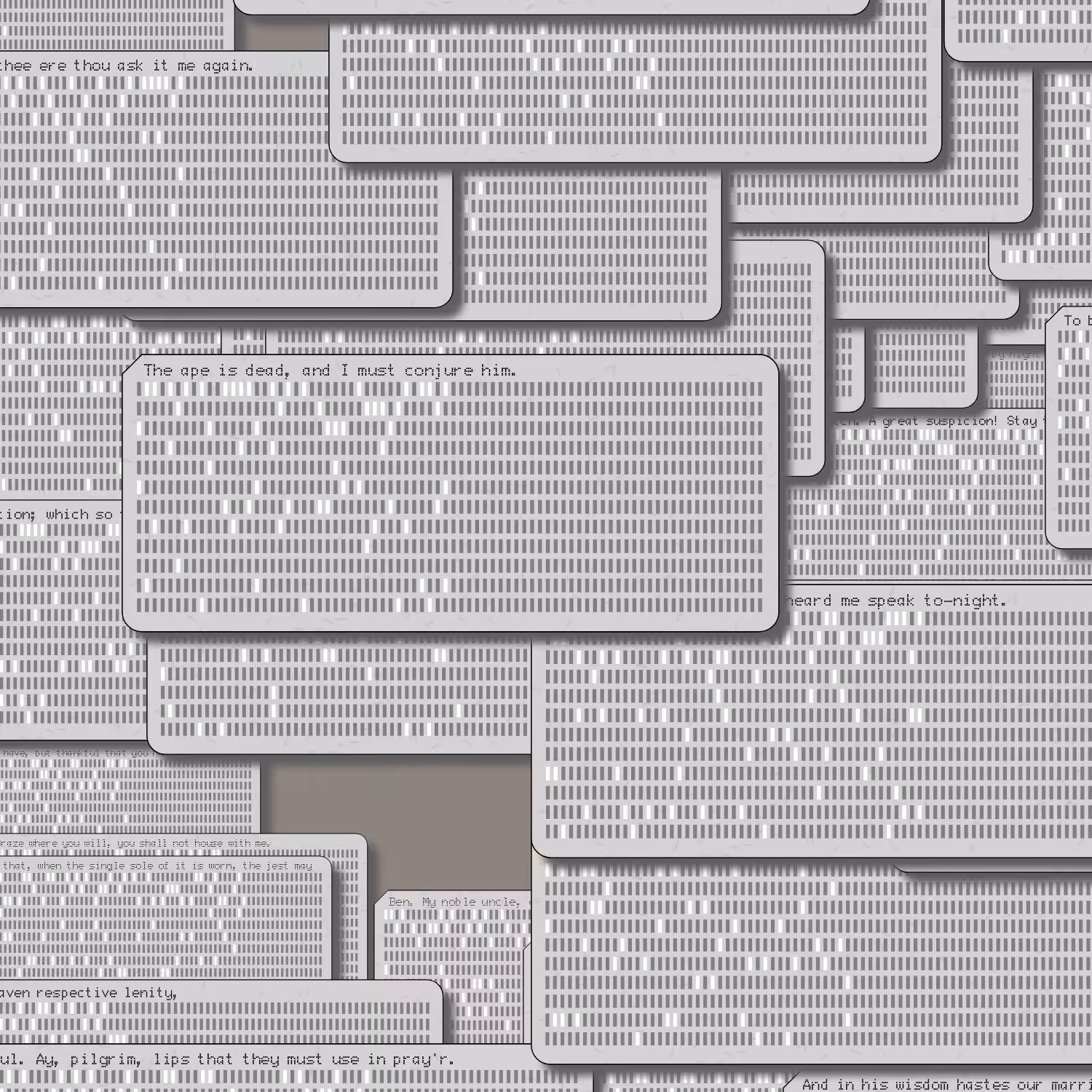Romeo and Juliet on Punched Cards (Free) #53