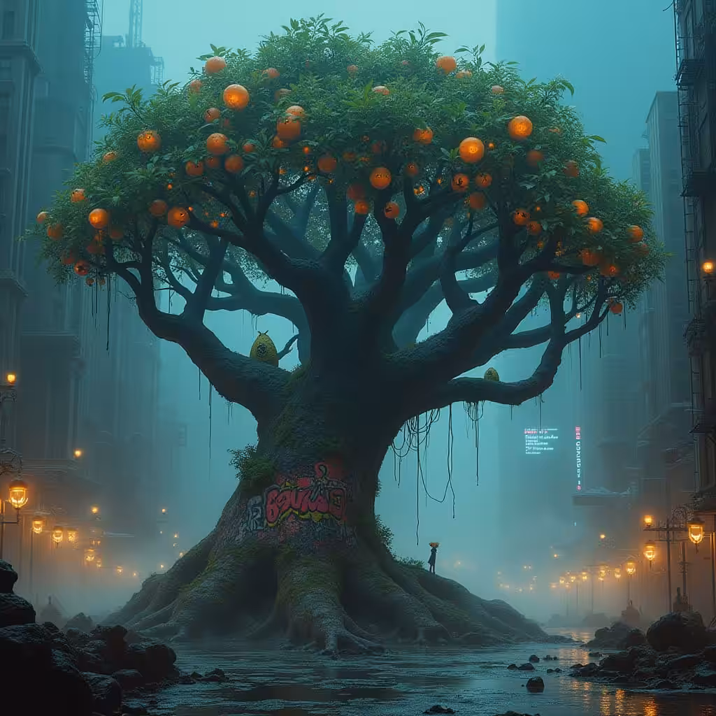 NightCafe Creations: Art Tree 1