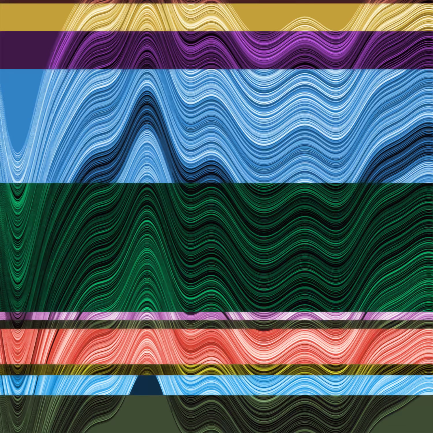 Colored Wavescape