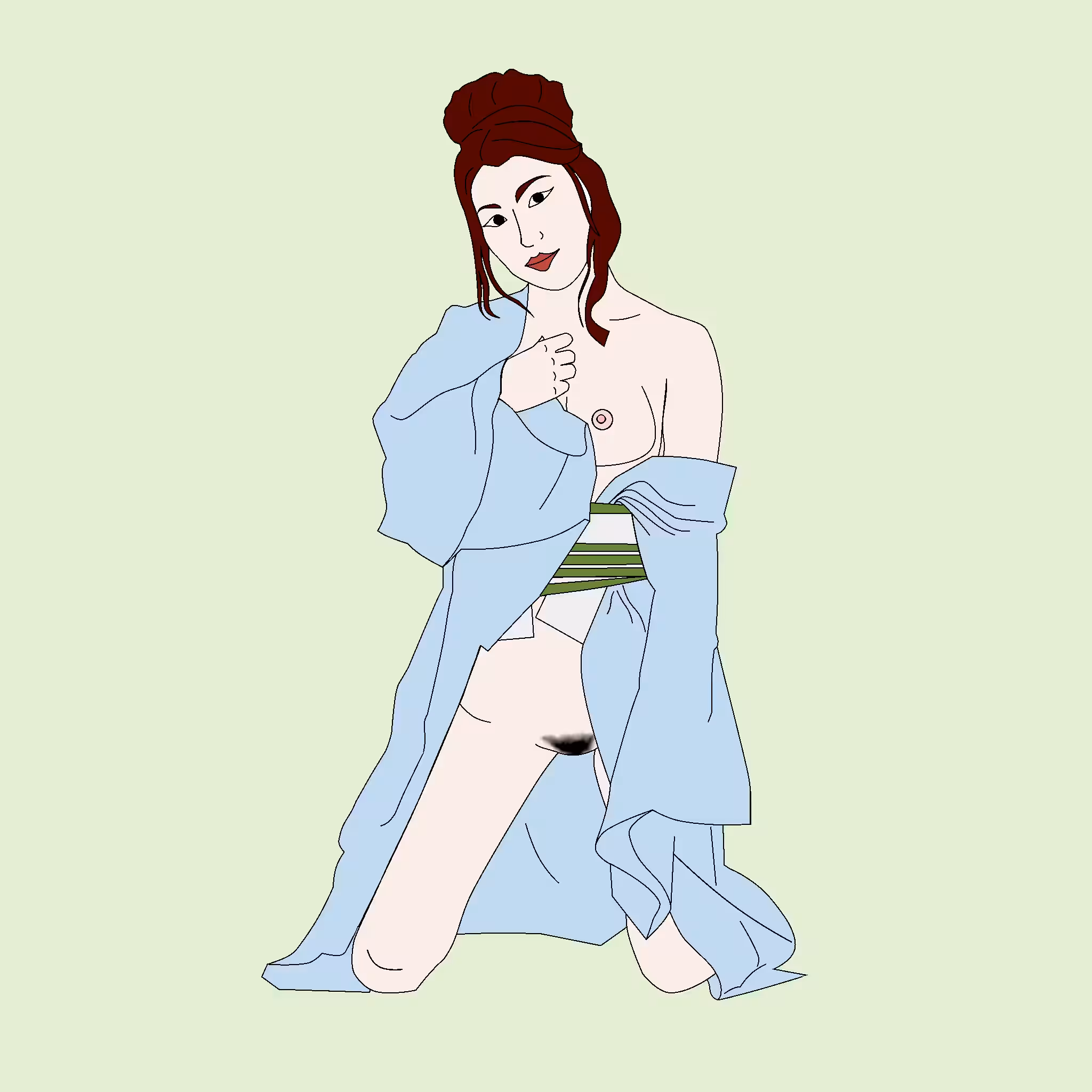 Woman in a Kimono 10 of 51
