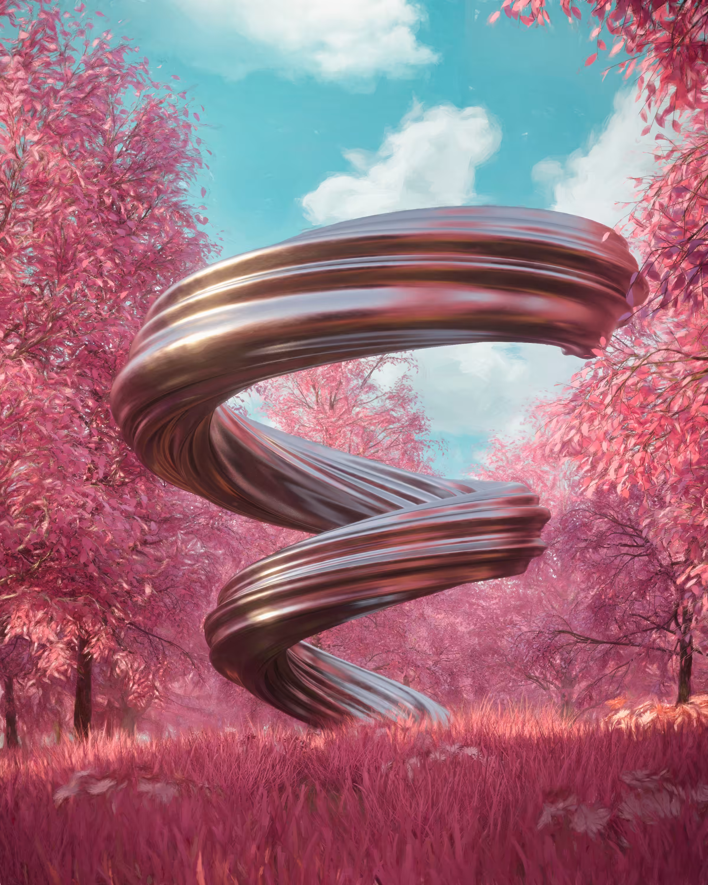 < pink flux >
