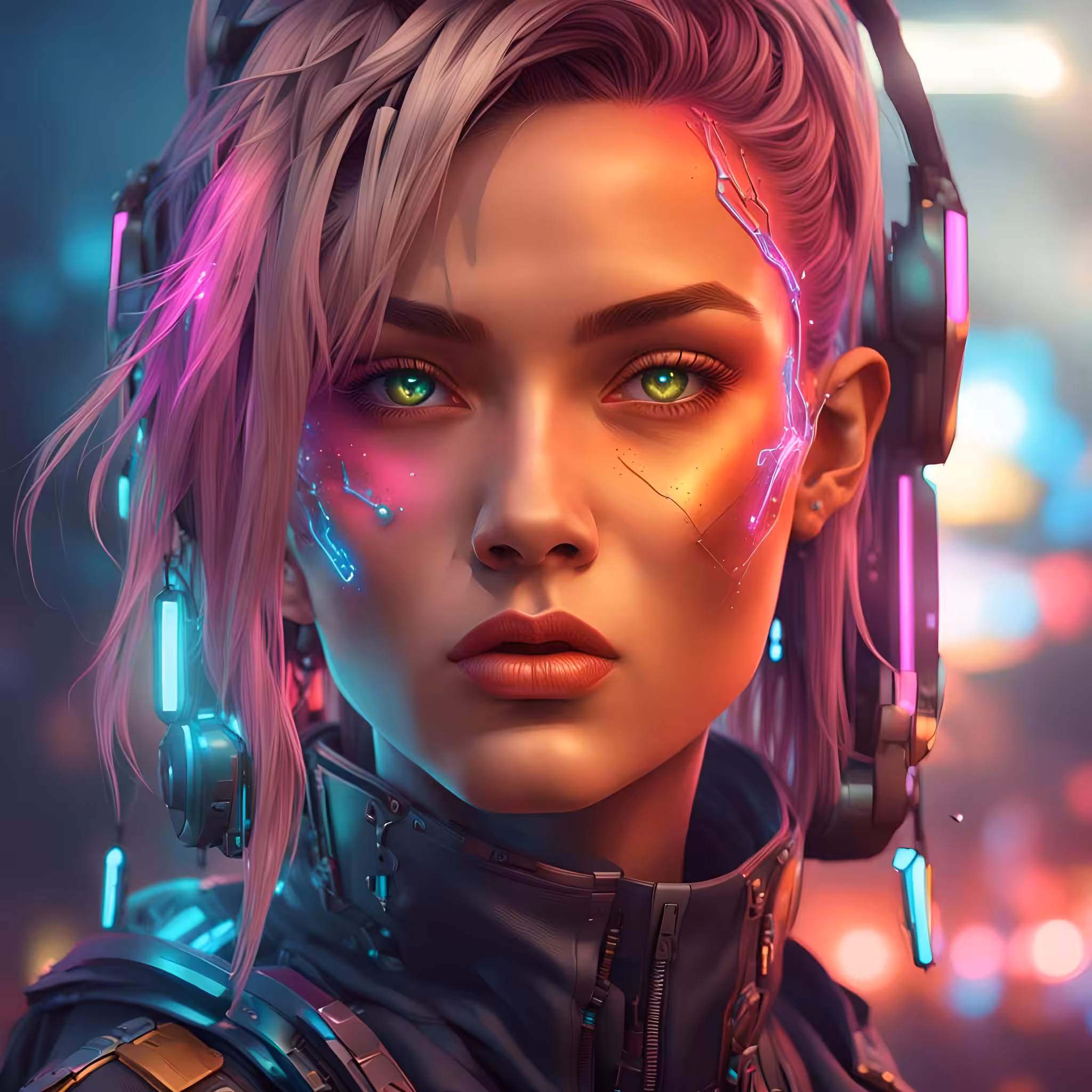 Cyberpunk Girl #017