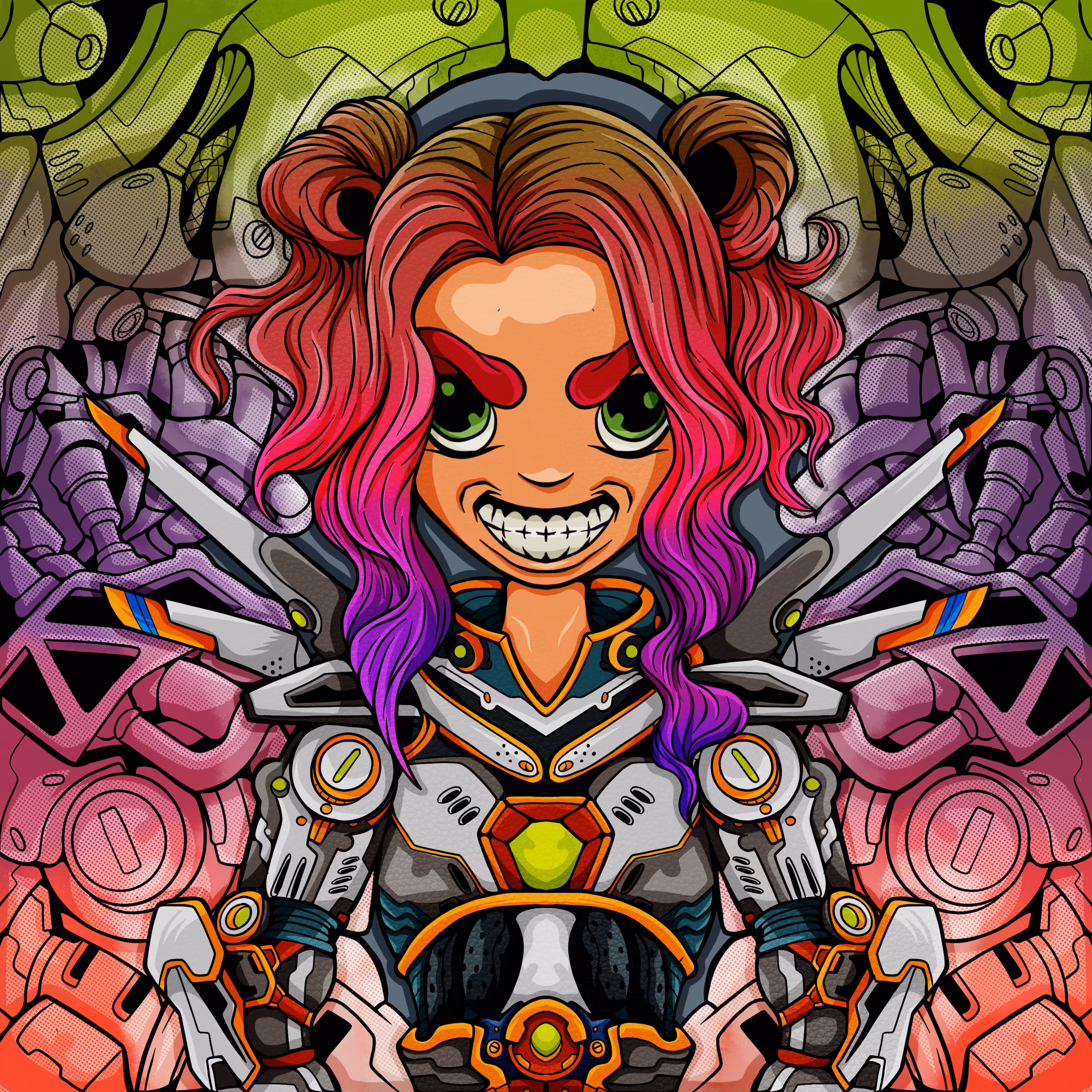 #141 SI WATI (armored girl 3)