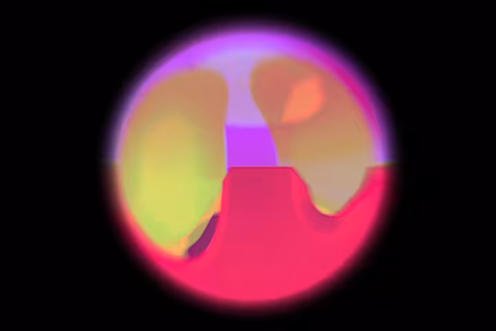 Spherical Abstract Moon