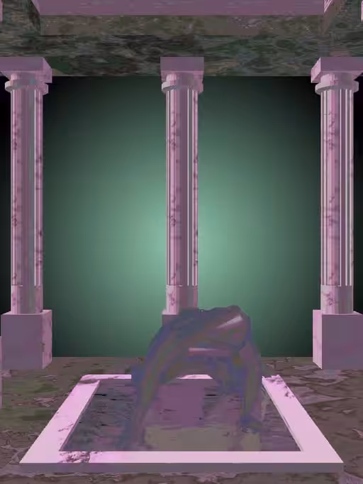HeavenComputer: The Rising Ethereal Blue Woman #2920