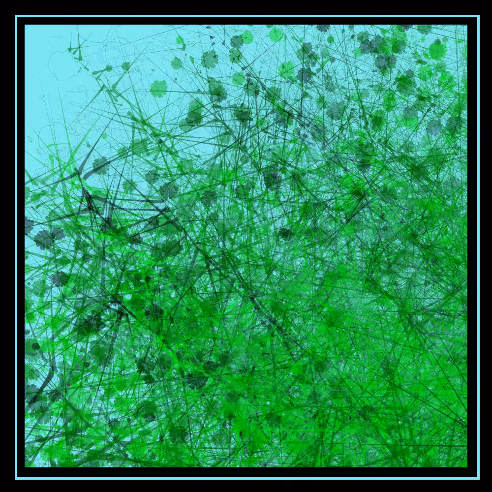 Abstract painting - vegetation #3