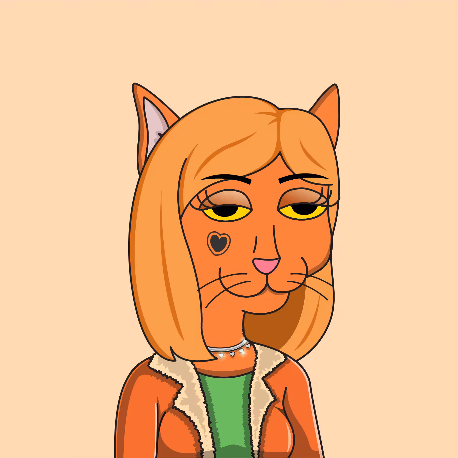 Girl Cat #407