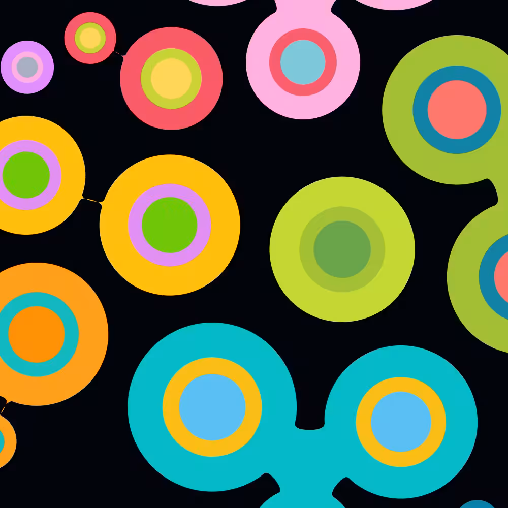 Colorful cartoon shapes(free edition) #3