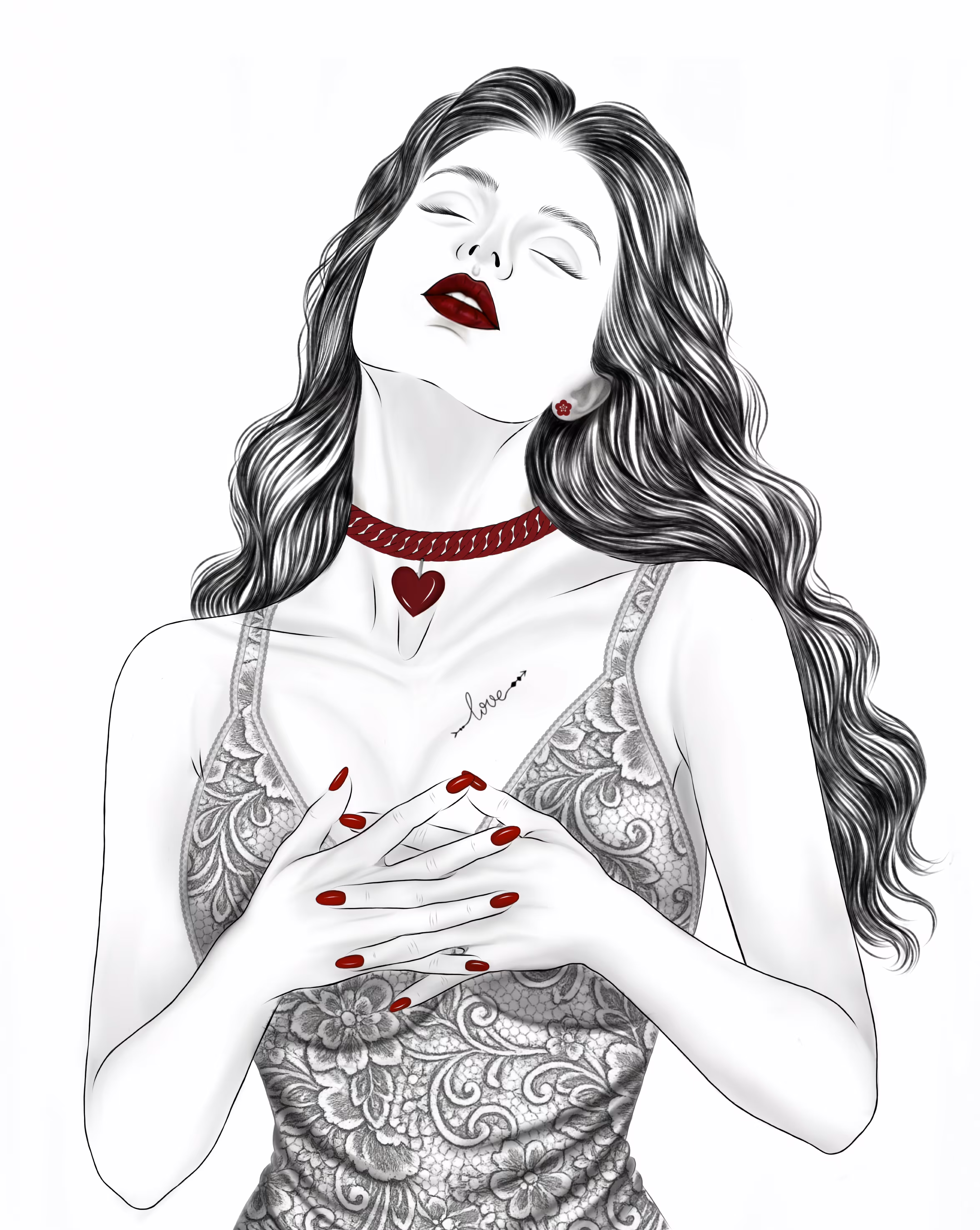 Beauty of woman: In the Arms of Reverie 
