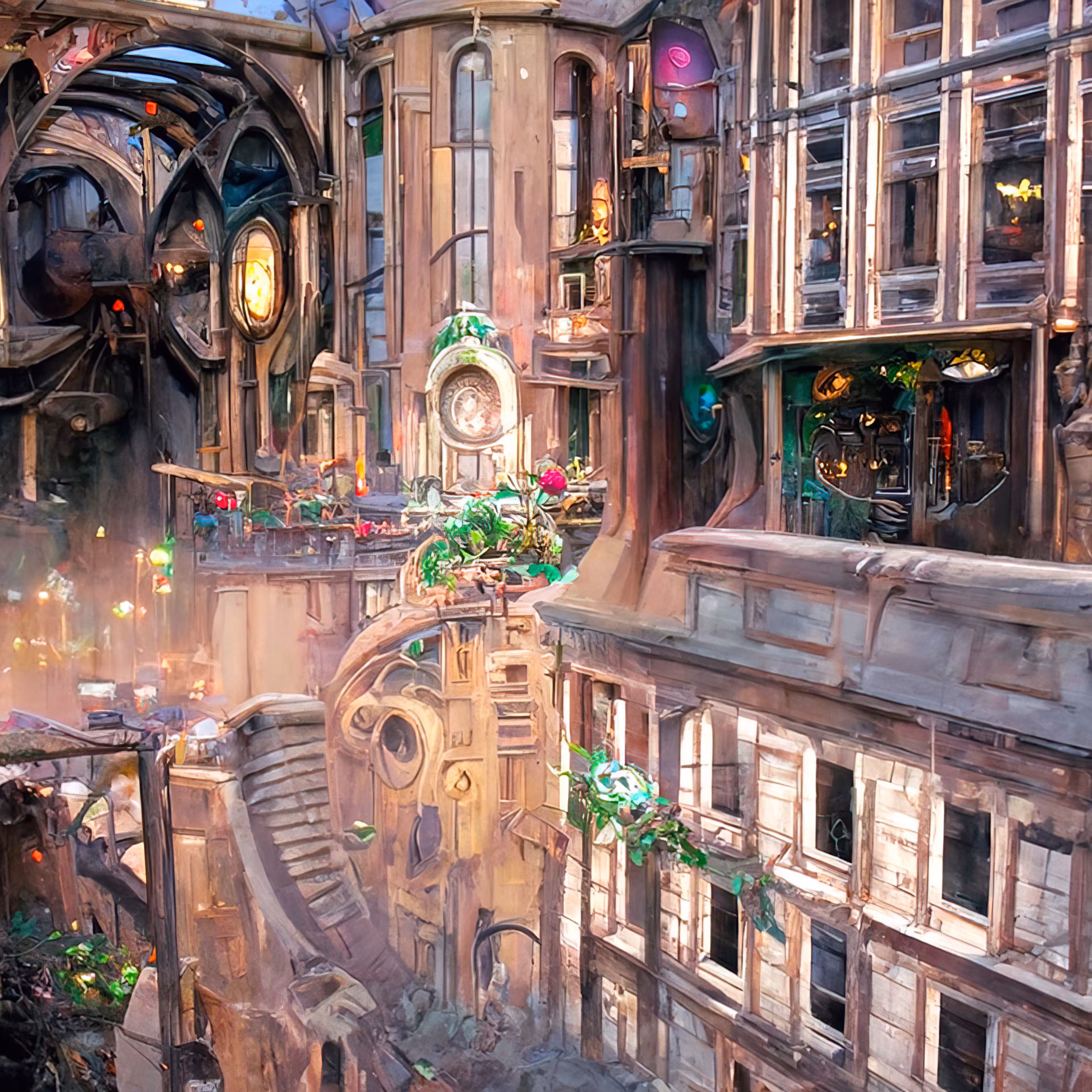SteamPunk cityScape #025
