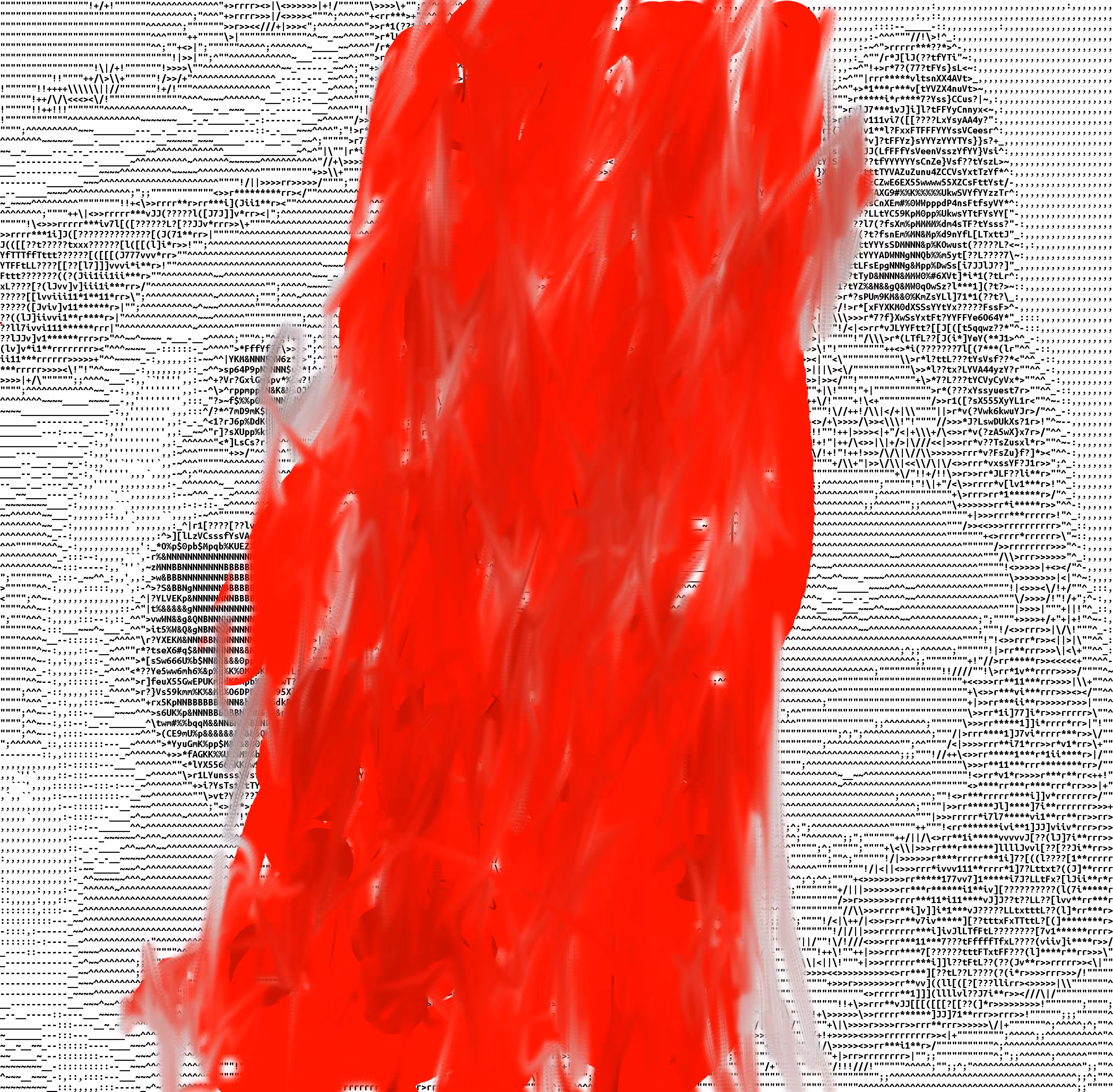 #1111of1111 ASCII Doge (souped edition)