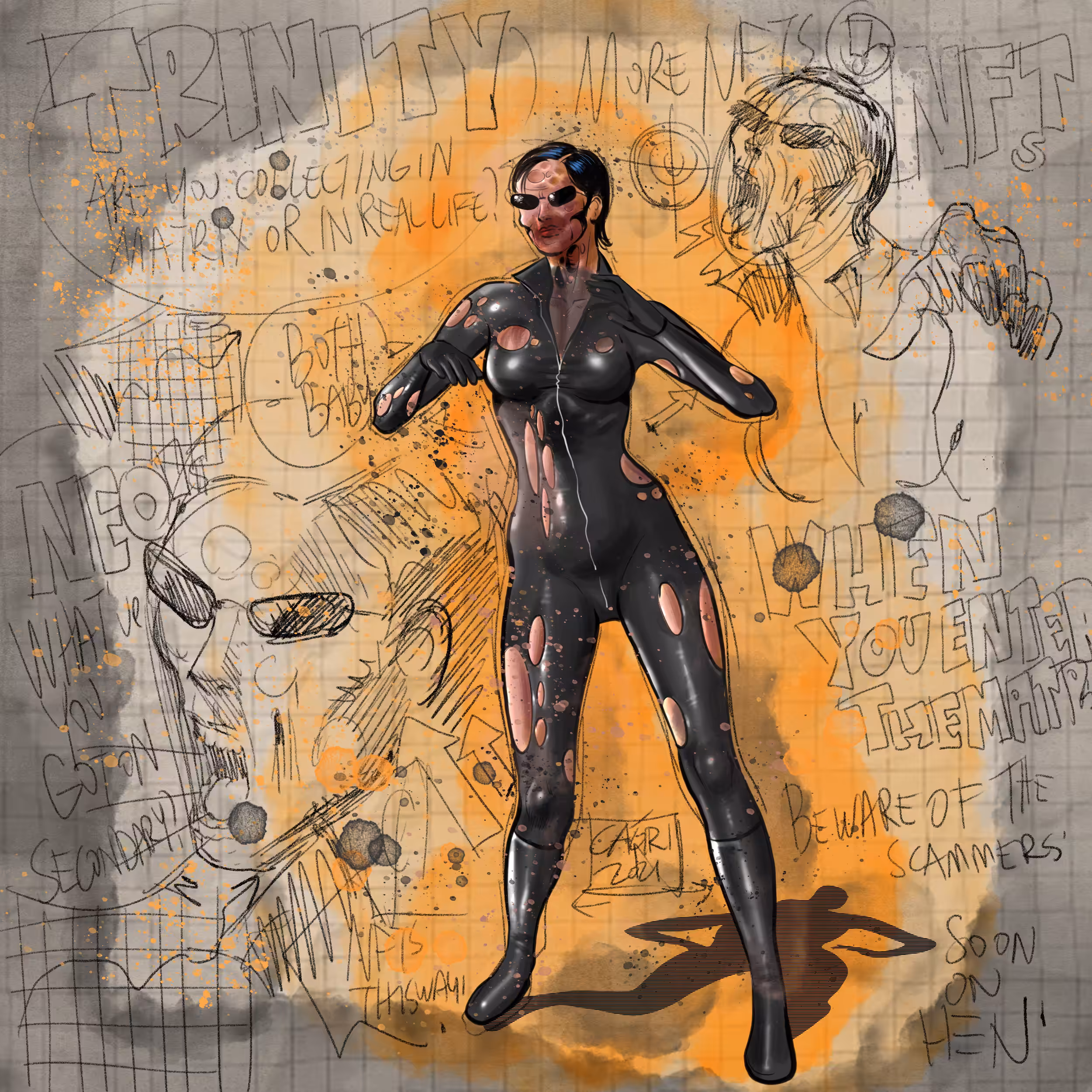 'DANCING ZOMBIES', ANIMATION FRAME #07