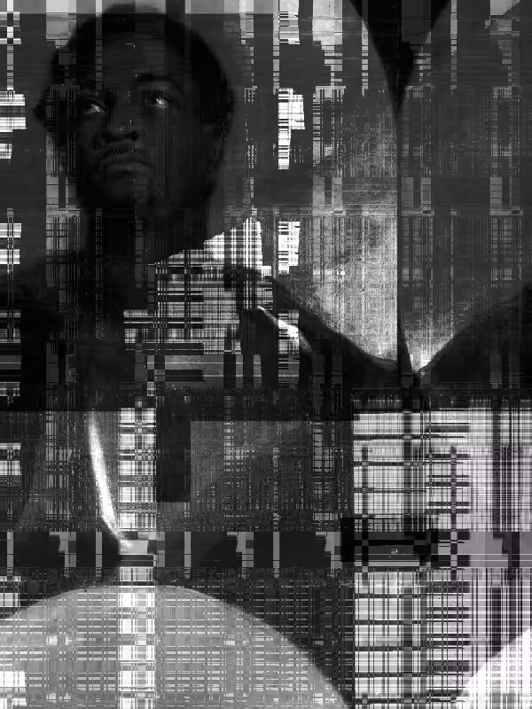 Head of a Man Glitch Series