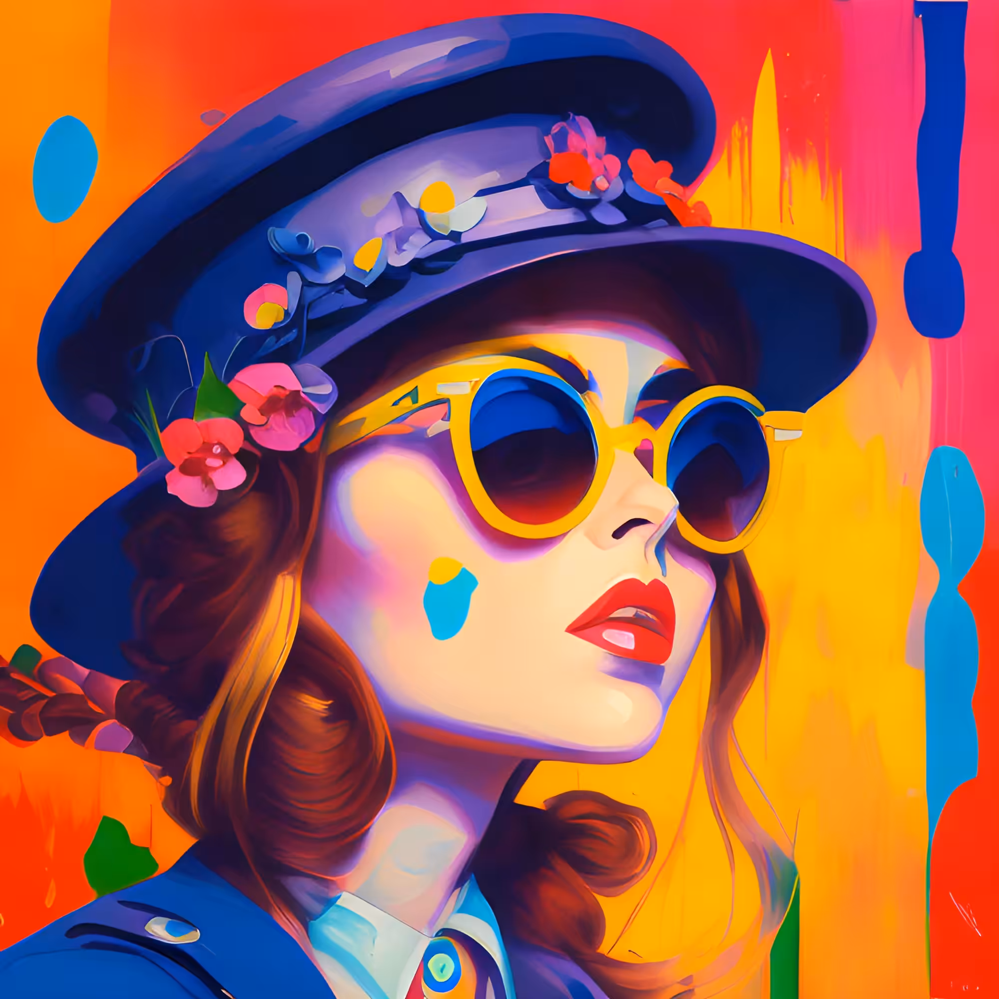 Lady in Hat 3