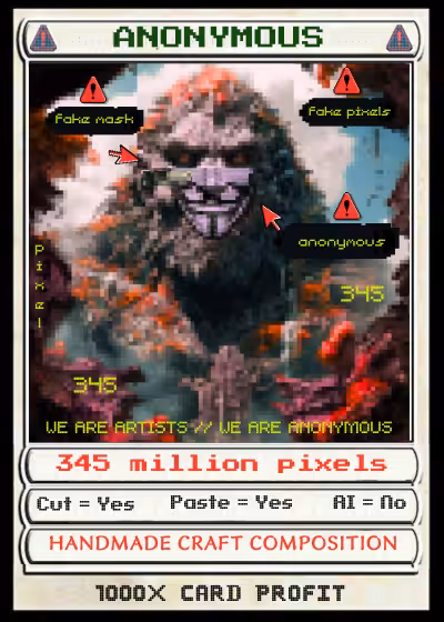 FAKE ANONYMOUS CARD