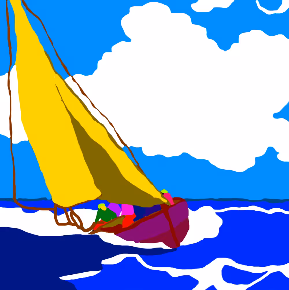 "Dans le vagues"