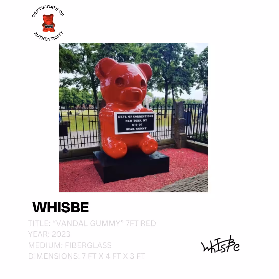 "Vandal Gummy" 7ft Red
