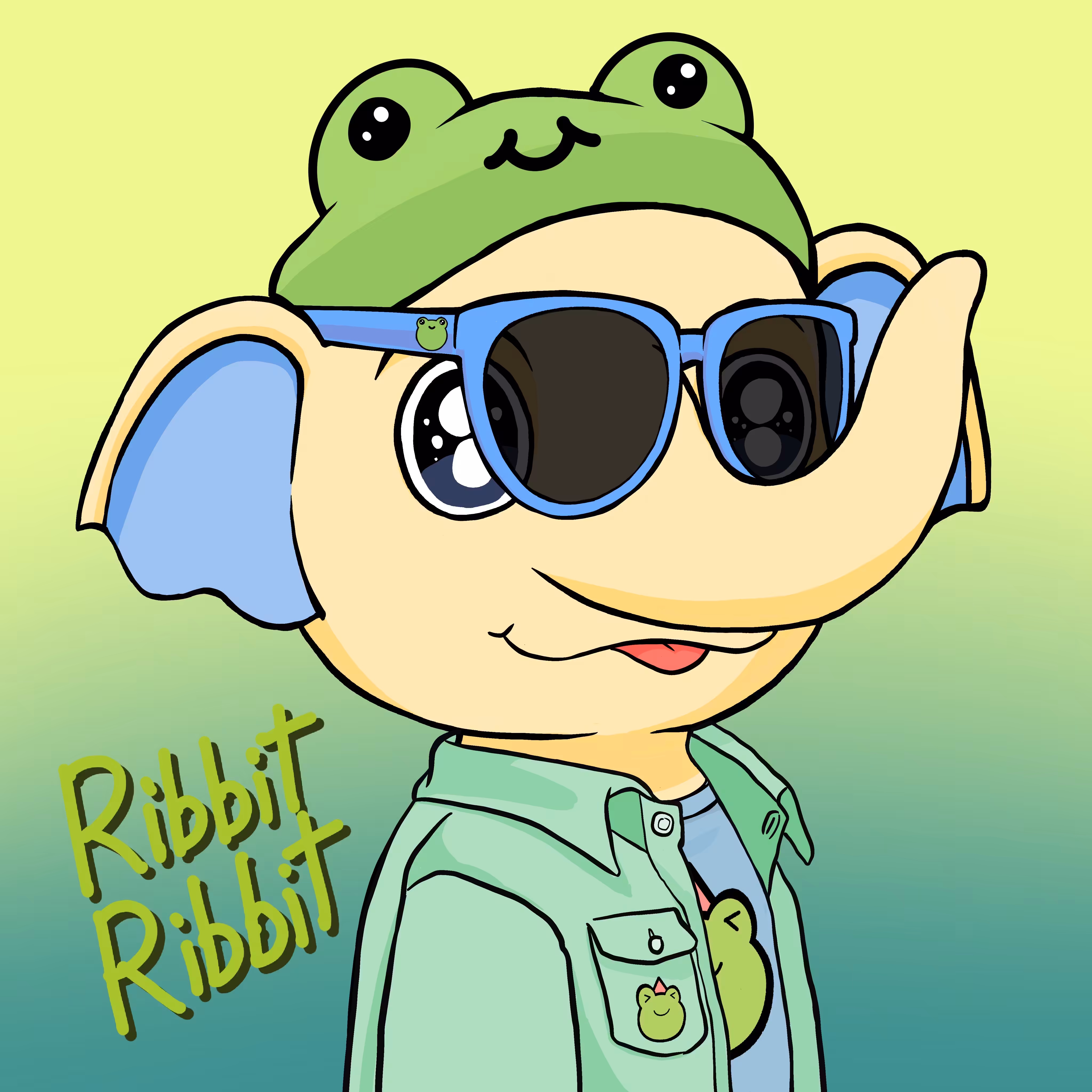 almond:0049 Froggy friend