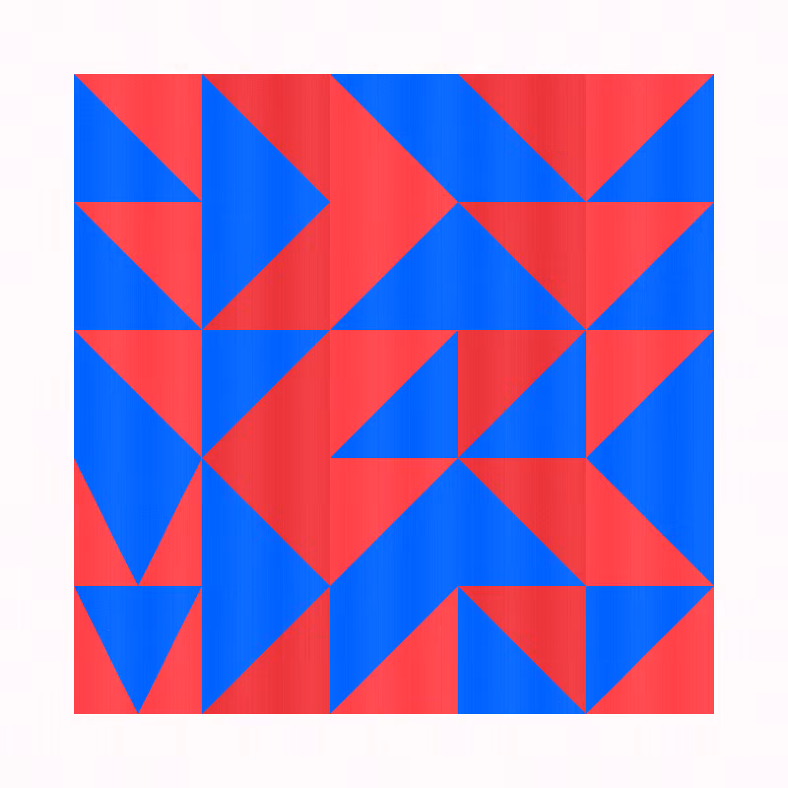 Triangle Pattern II #43