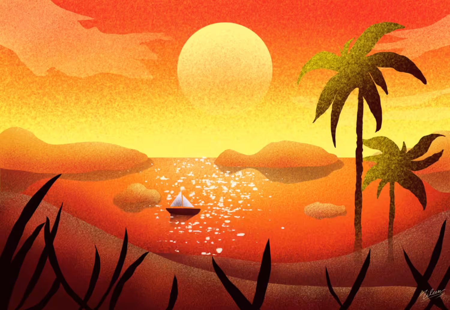 Sailing Sunset