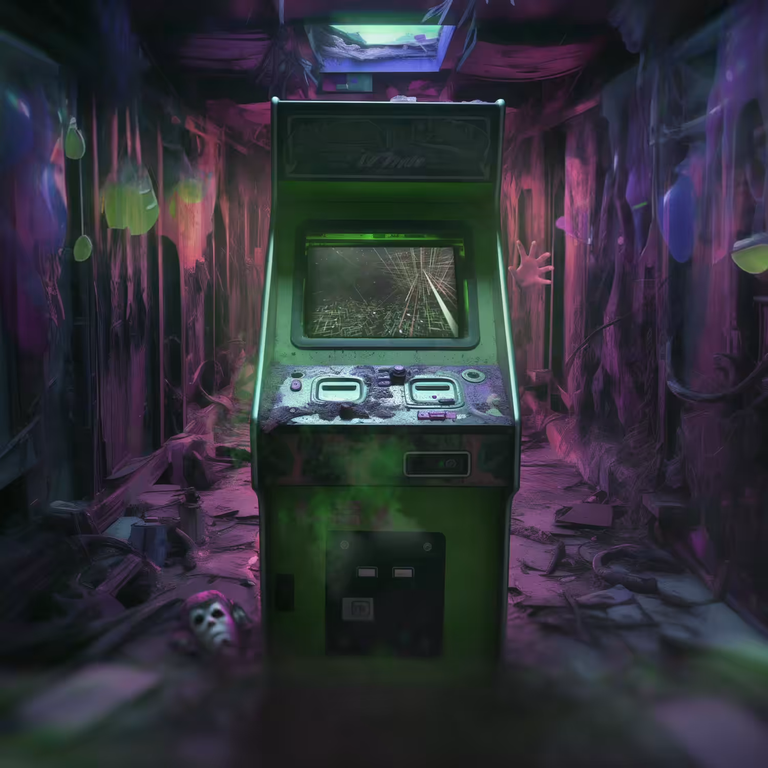 deAth rĪDes the wĪrĒs (haunt machine)