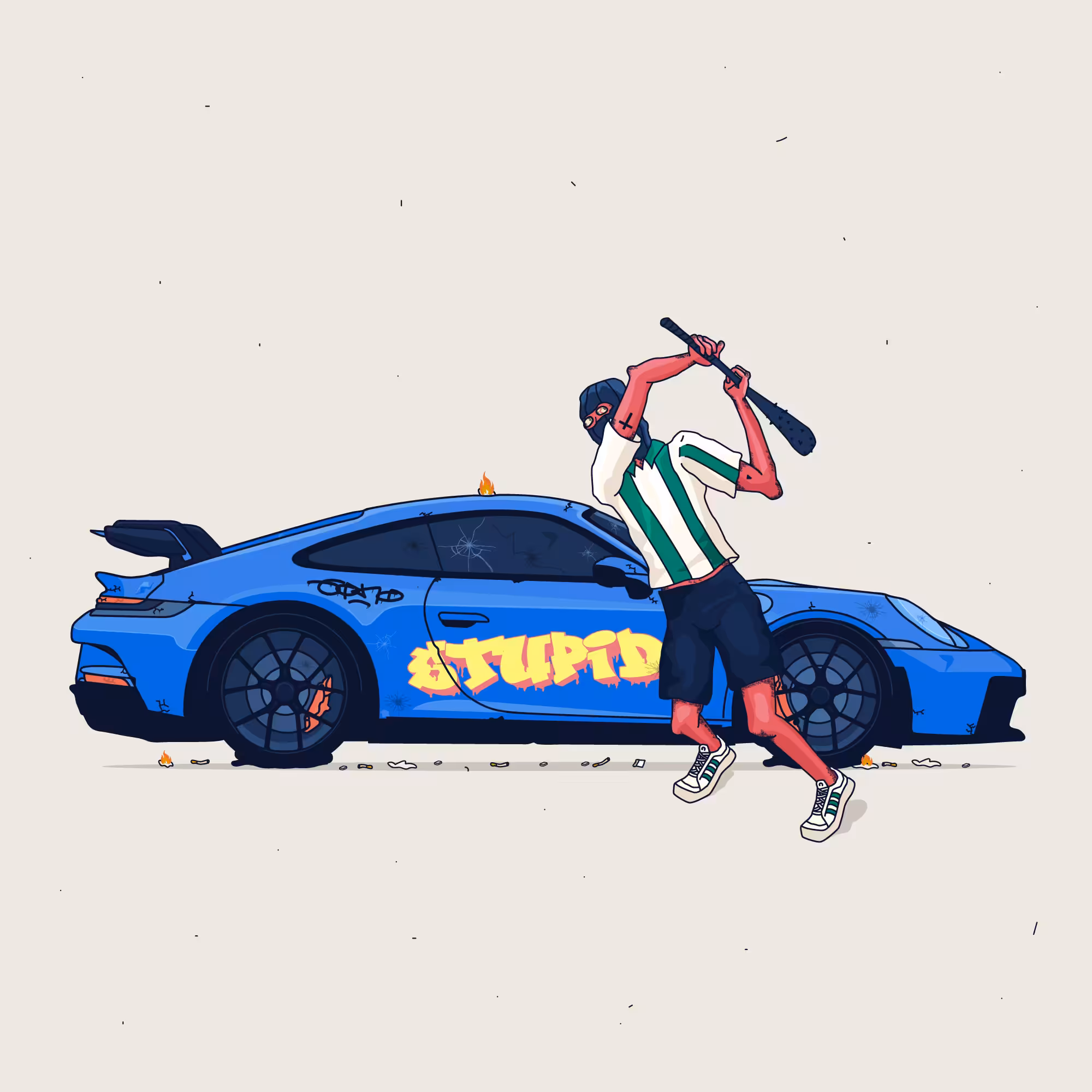 Destroying Luxury: Destroying an amazing car