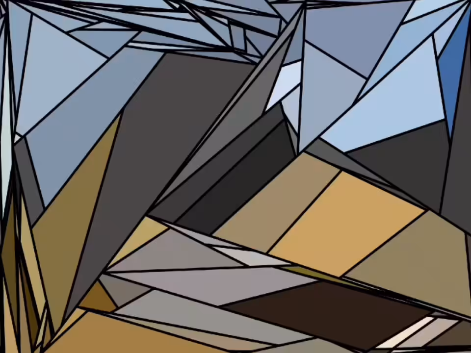 polygons set to music