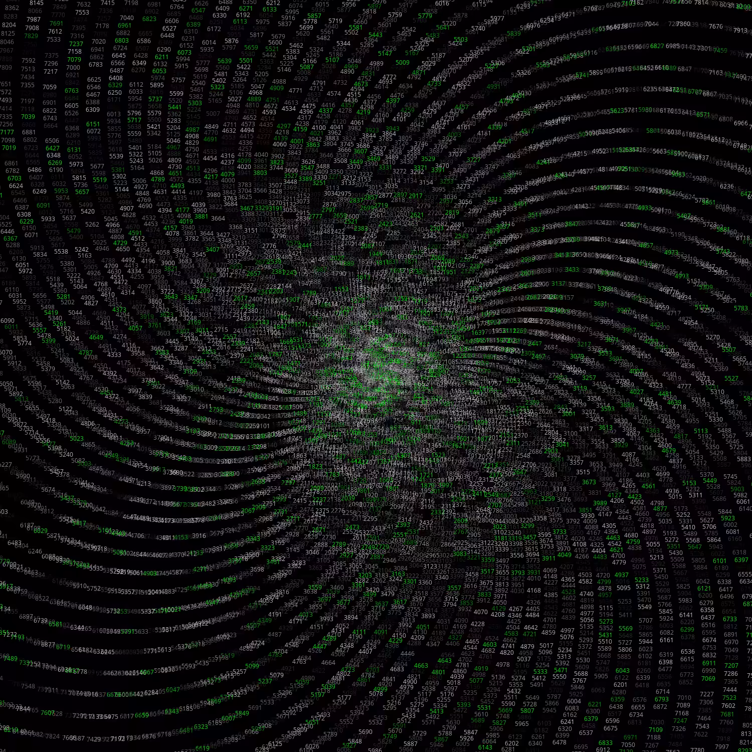 Polar Plot of Numbers #328