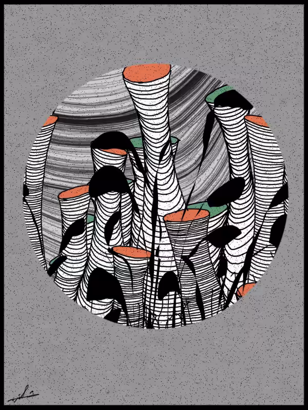 Play with lines #zentangle #38