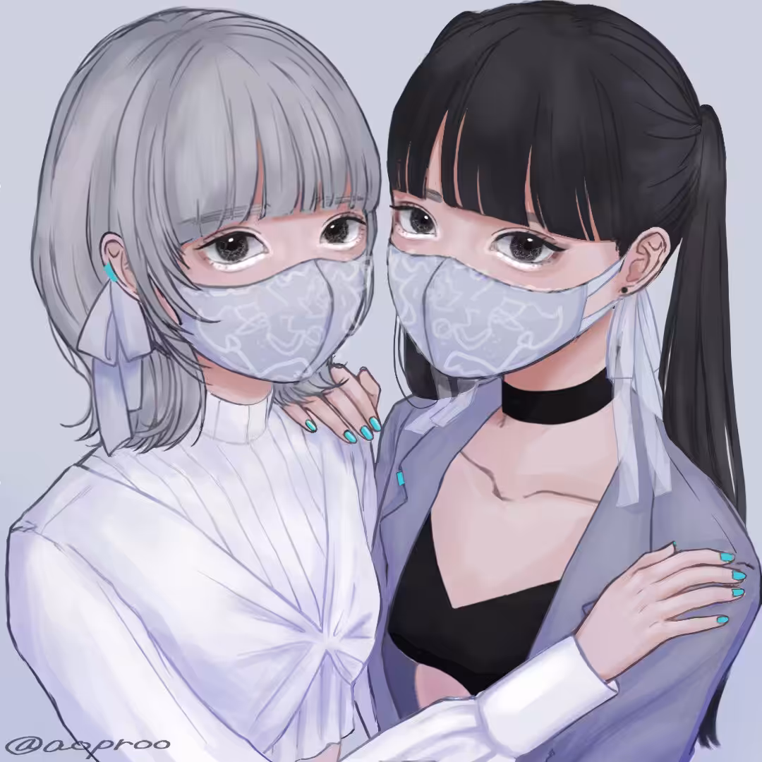 Mask girls