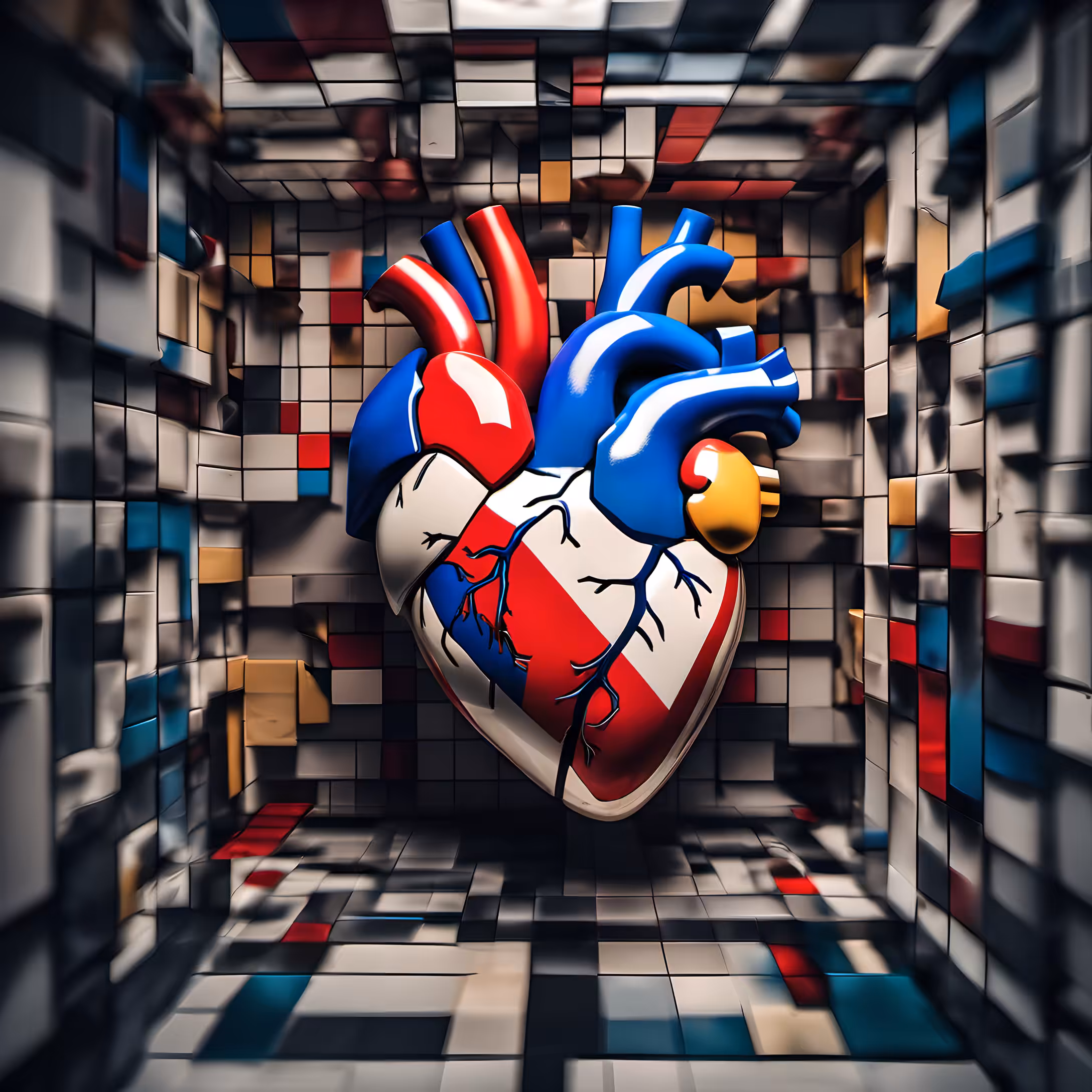 De Stijl My Beating Heart #23