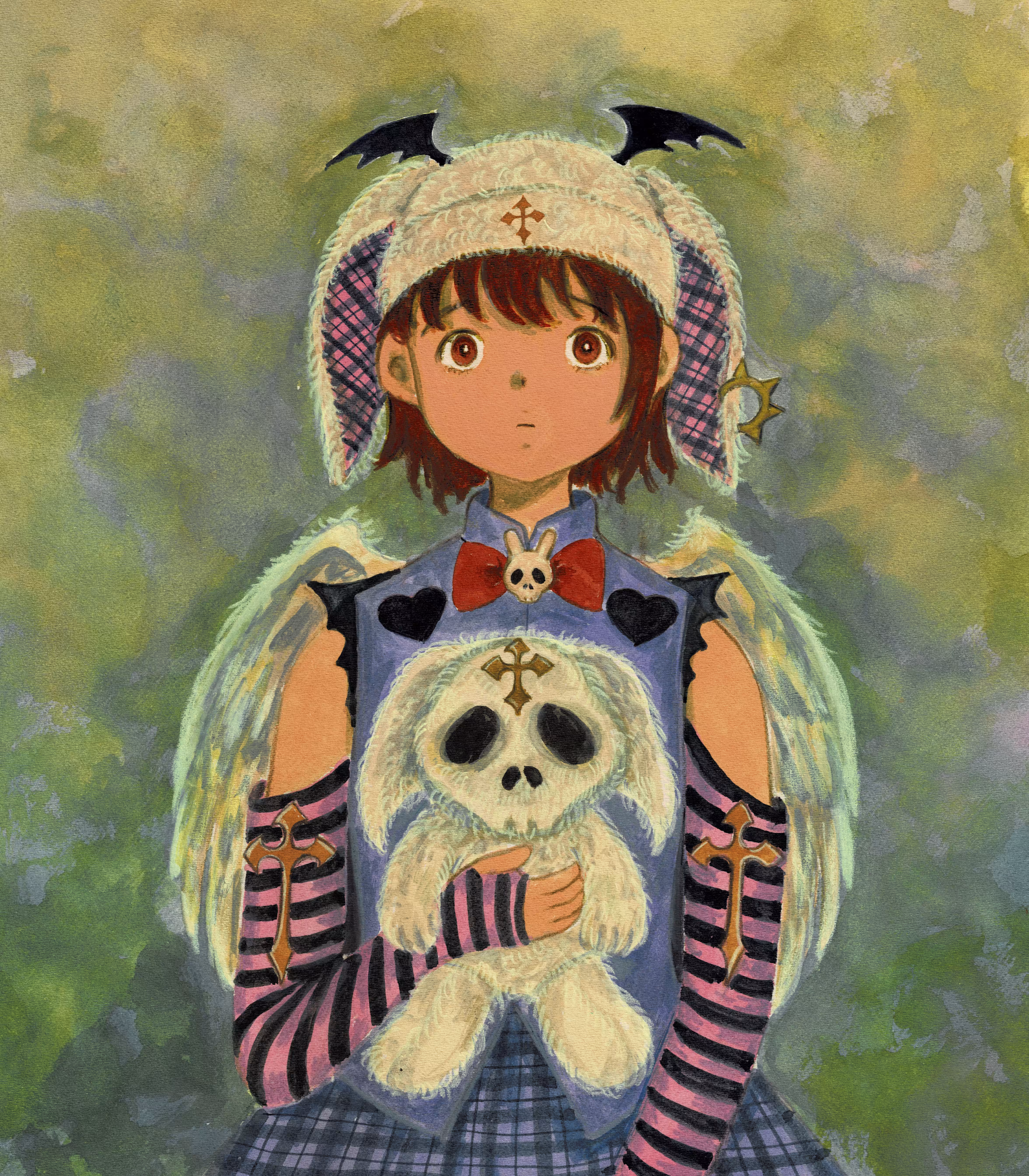 Skull Bunny Doll #04