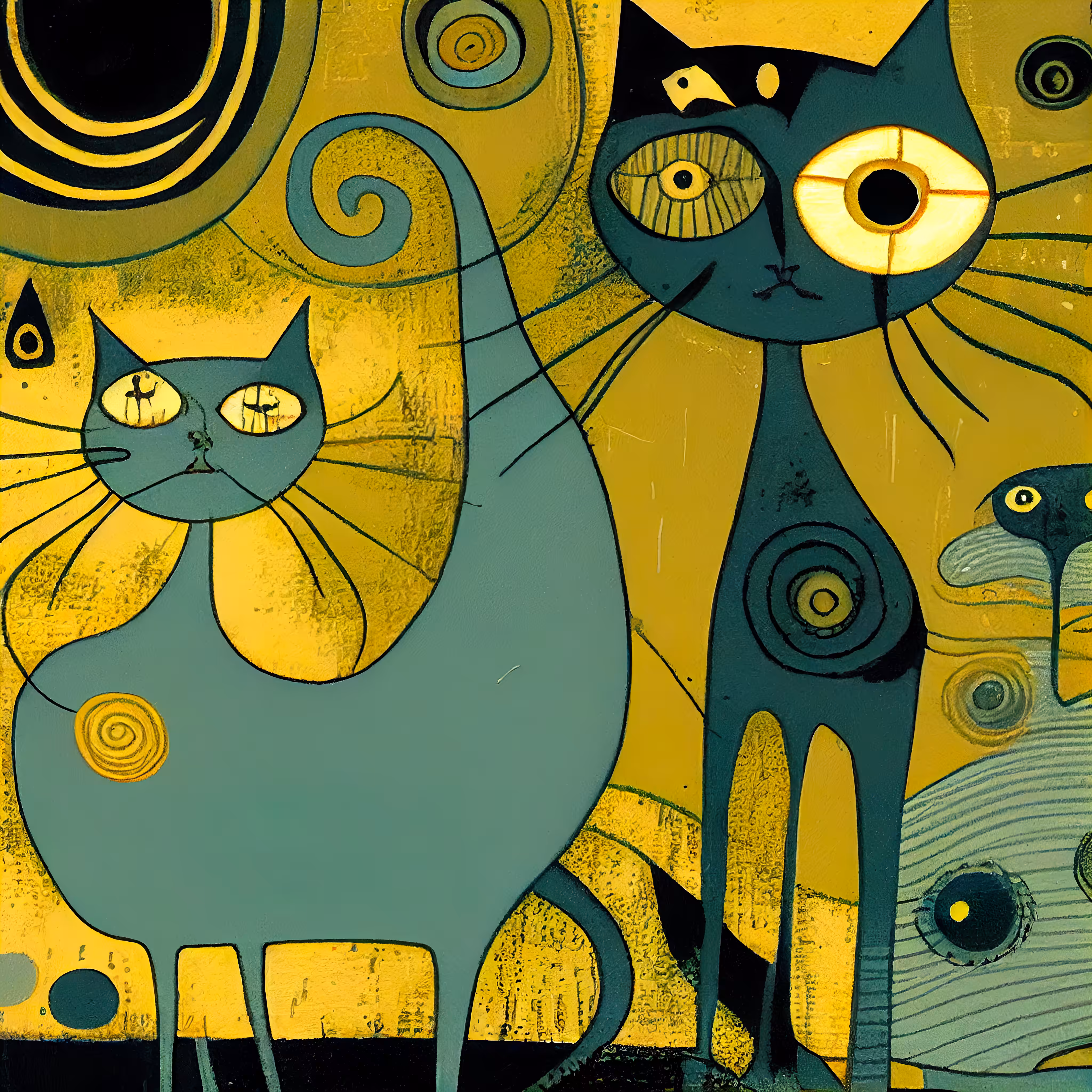Abstract Cats 6
