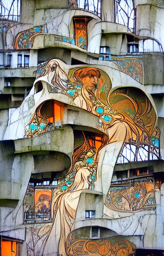 Brutalist Nouveau I