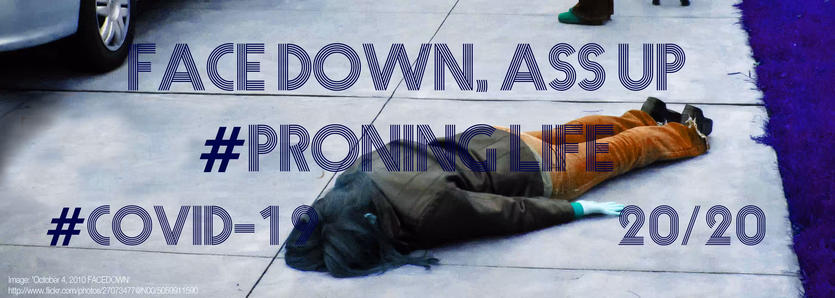 FACE DOWN ASS UP STICKER ART. 1 OF 4 inappropriate covid-19 stickers (2020). #proninglife anonymous 19