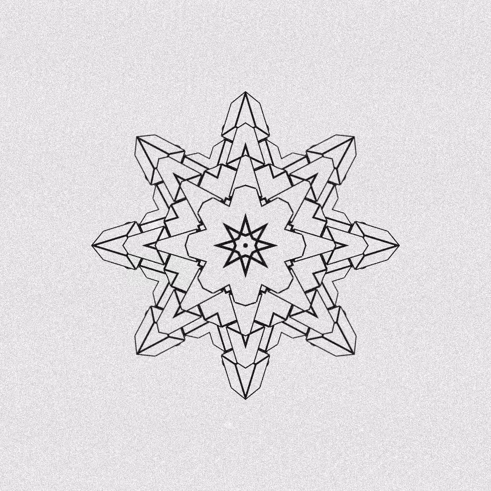 Monochrome Kaleido #205