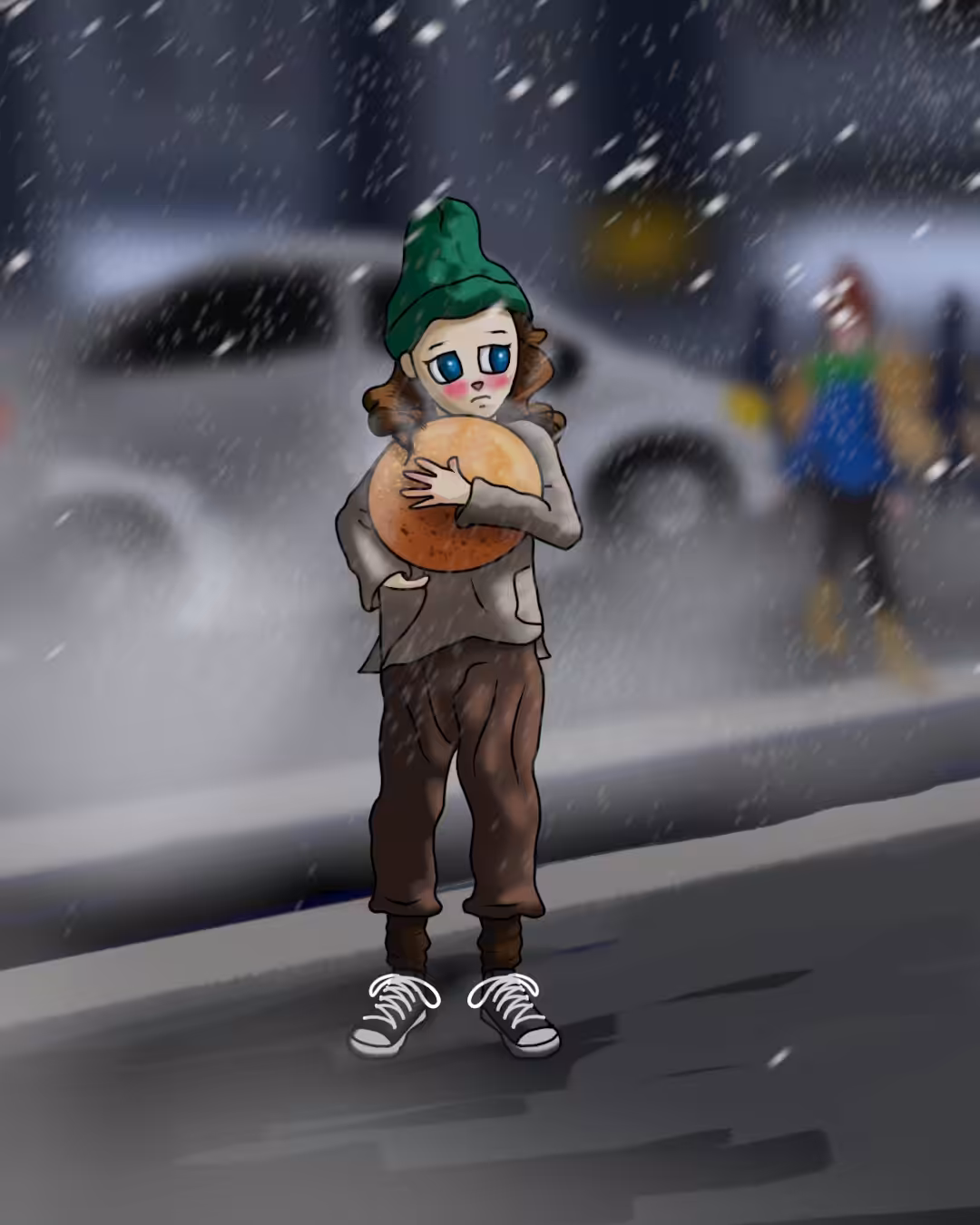 Art Of Abolfazl : Winter girl 