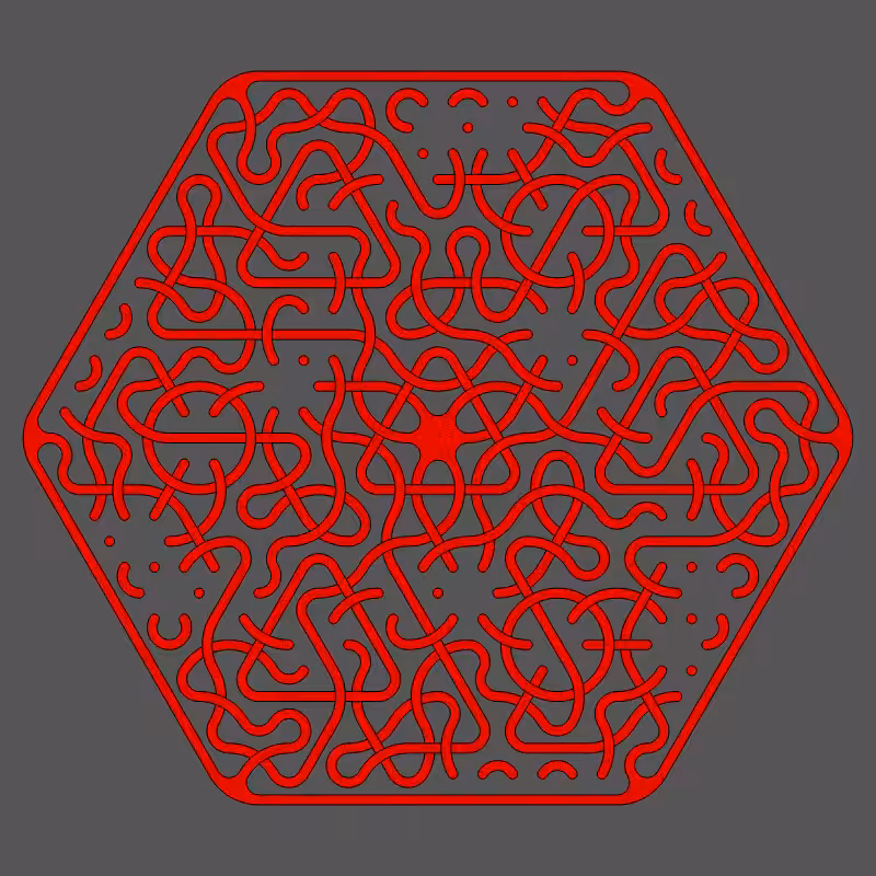 Threefold Symmetry - Dark Variations #420